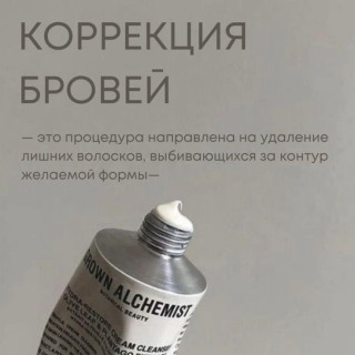 Коррекция бровей (без окрашивания)